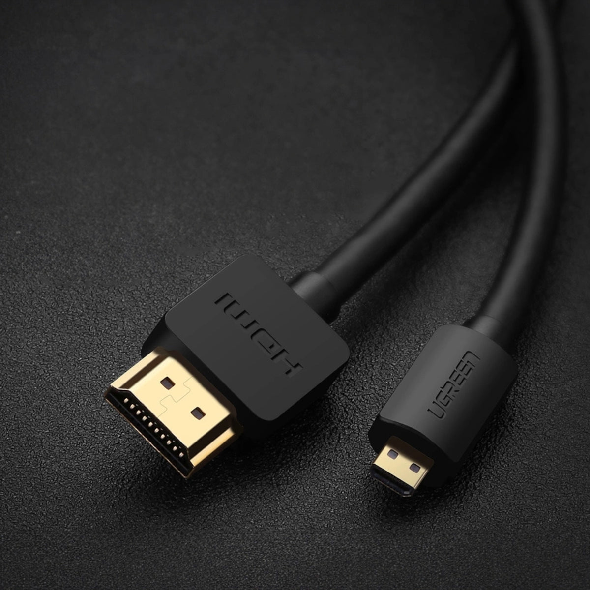 UGREEN HD127 Micro HDMI to HDMI 2.0 Cable 1.5M - Black