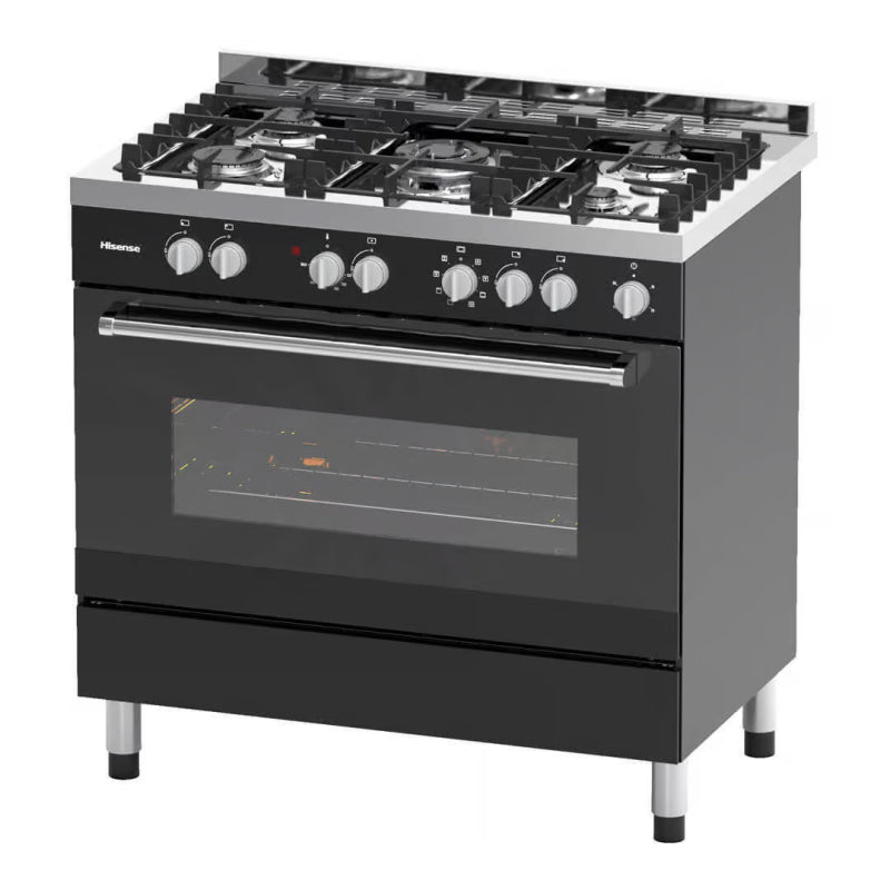 Hisense HFS90GA5EBL – Free Standing Gas Cooker