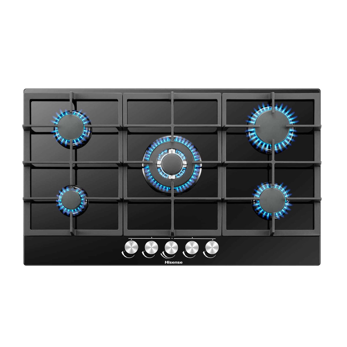 Hisense Hob, 5 PLATE BLK GAS