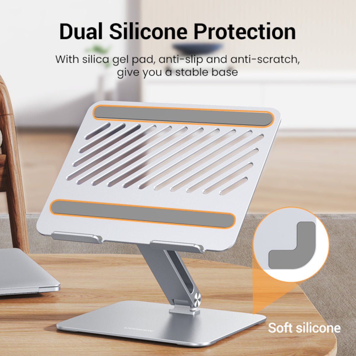UGREEN Adjustable Laptop Stand (Silver)