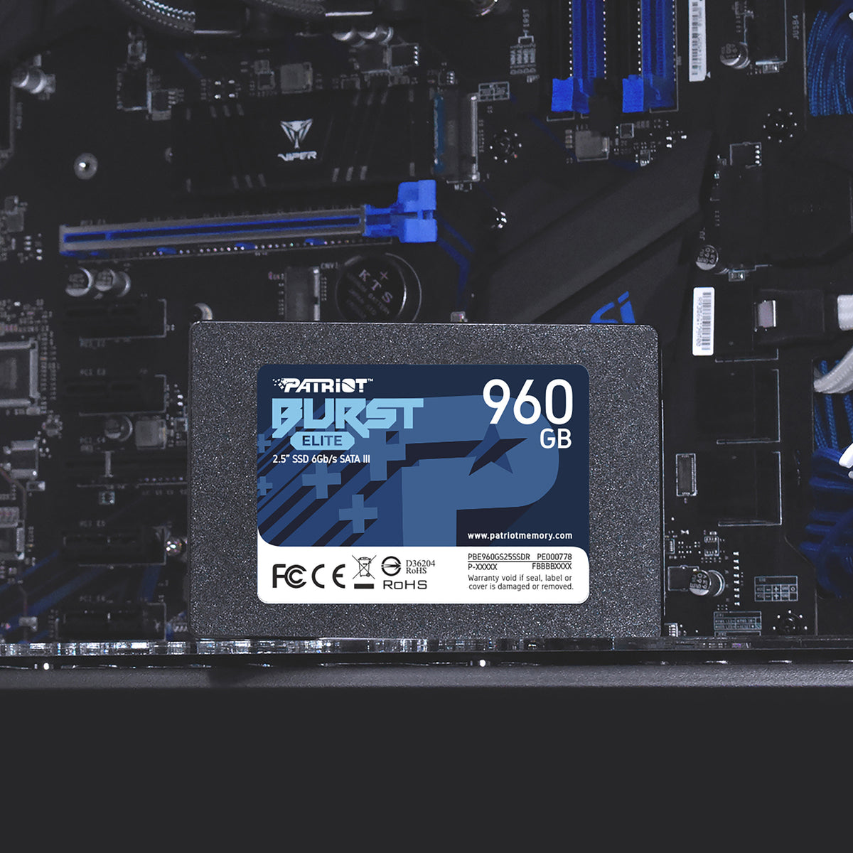 Patriot Burst Elite 960GB 2.5" SATA III SSD