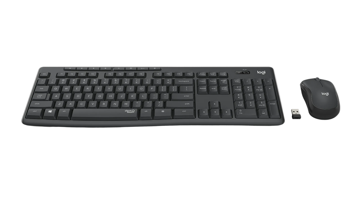 Logitech MK295 Silent Wireless Combo - Graphite - iDesign Communications