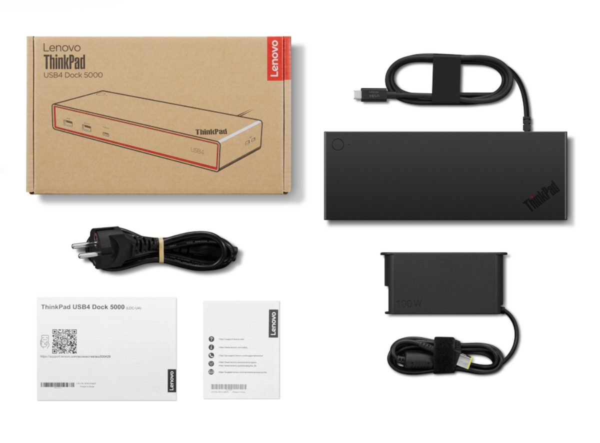 LENOVO THINKPAD USB4 DOCK 5000 (100W ADAPTER)