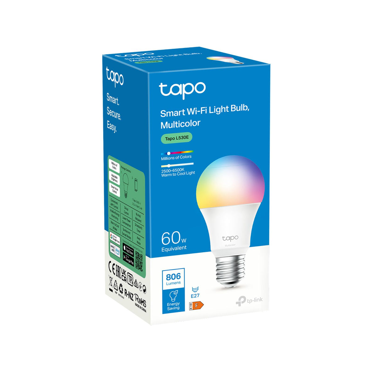 TP-Link L530E Smart Wi-Fi Light Bulb Multicolor