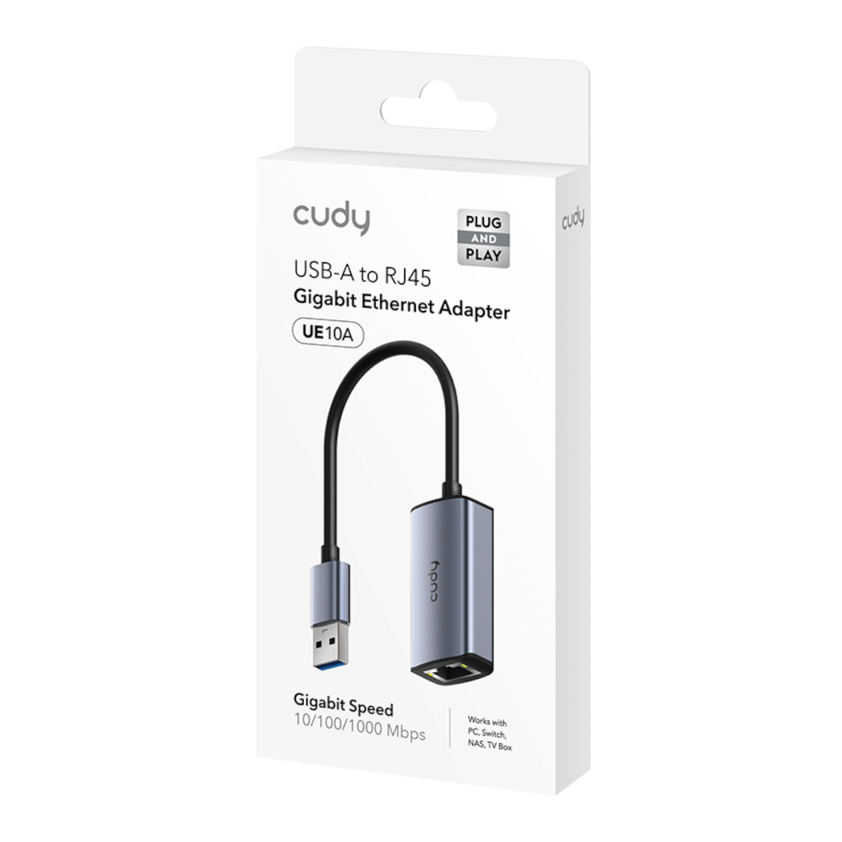 Cudy UE10A USB-A to Gigabit Ethernet Adapter