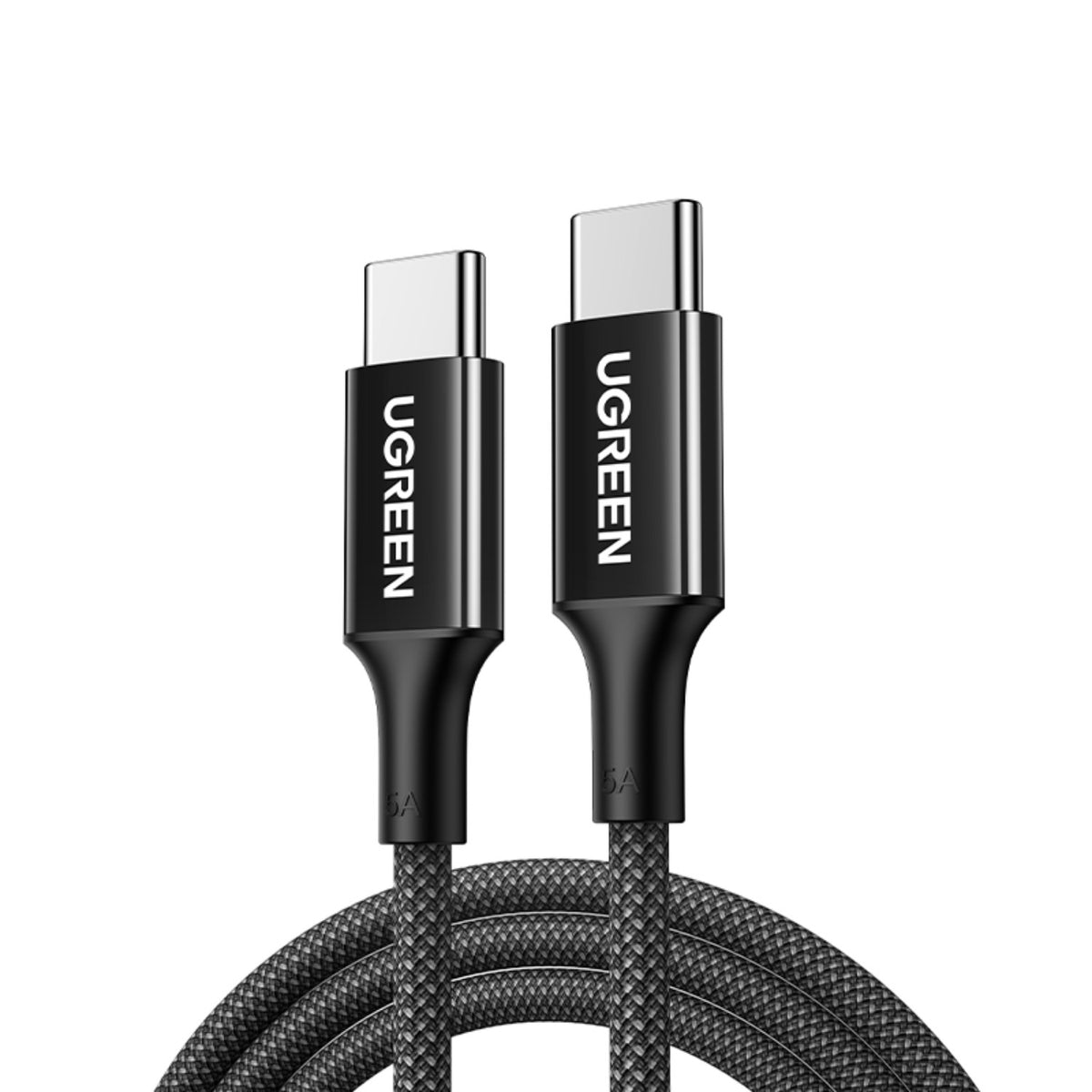 UGREEN TY C TO TY C BRAID CABLE 2M 100W-BLACK