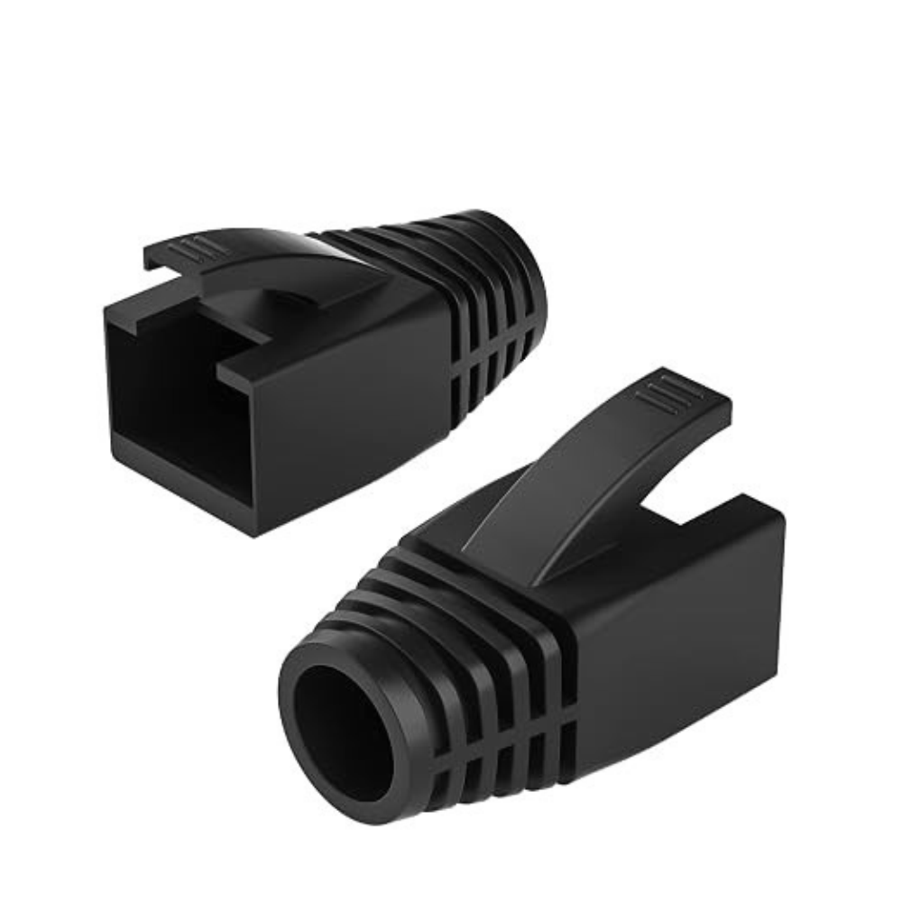 Datanet Black Boots For CAT6A Cable 7.8MM