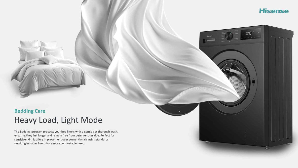 Hisense WF1I8022BT | 8kg Silver Front Loader