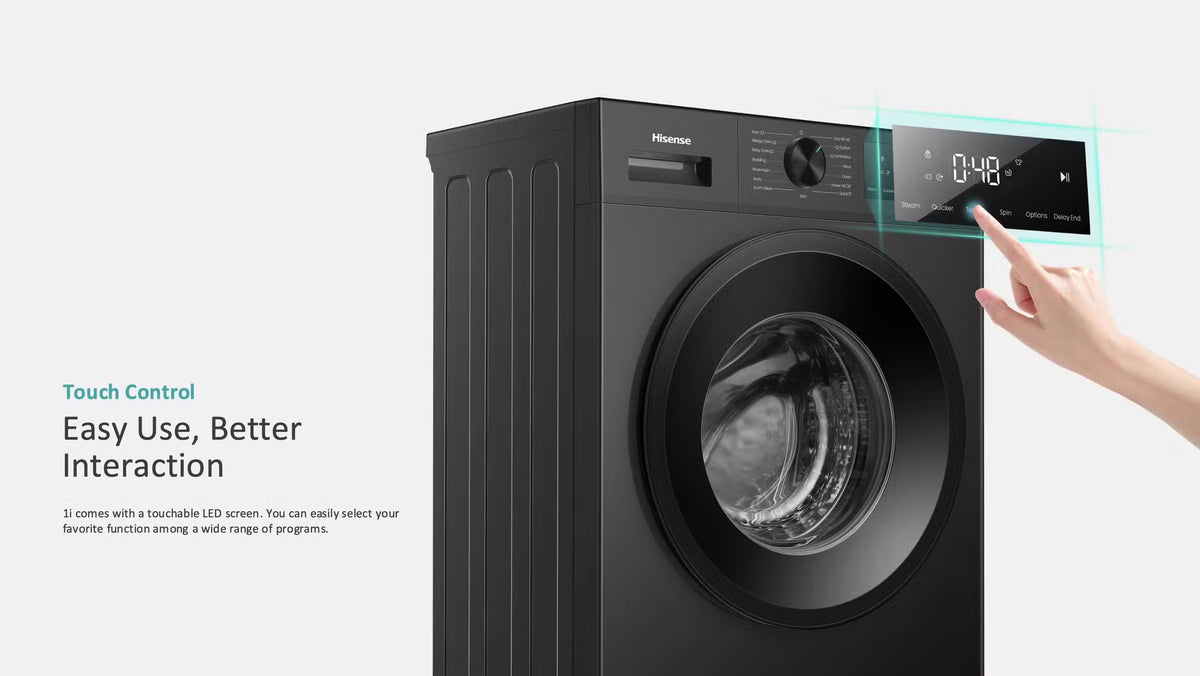 Hisense WF1I7022BT | 7KG TITAN/GREY F/LOAD