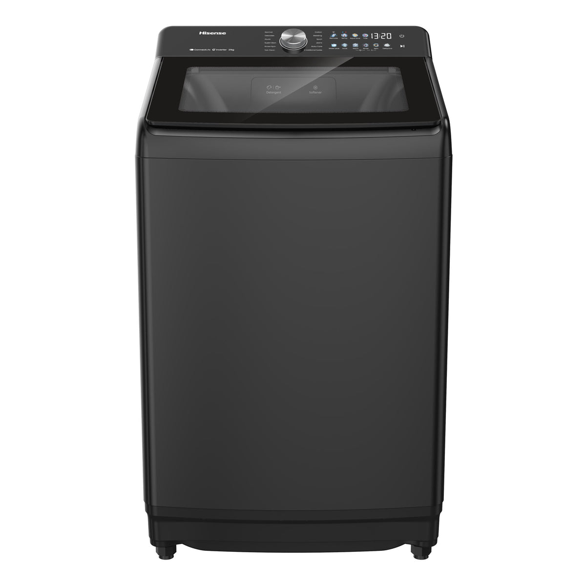 Hisense WT7I2225DB | WASH/M, 22KG BLK TOP/LOAD
