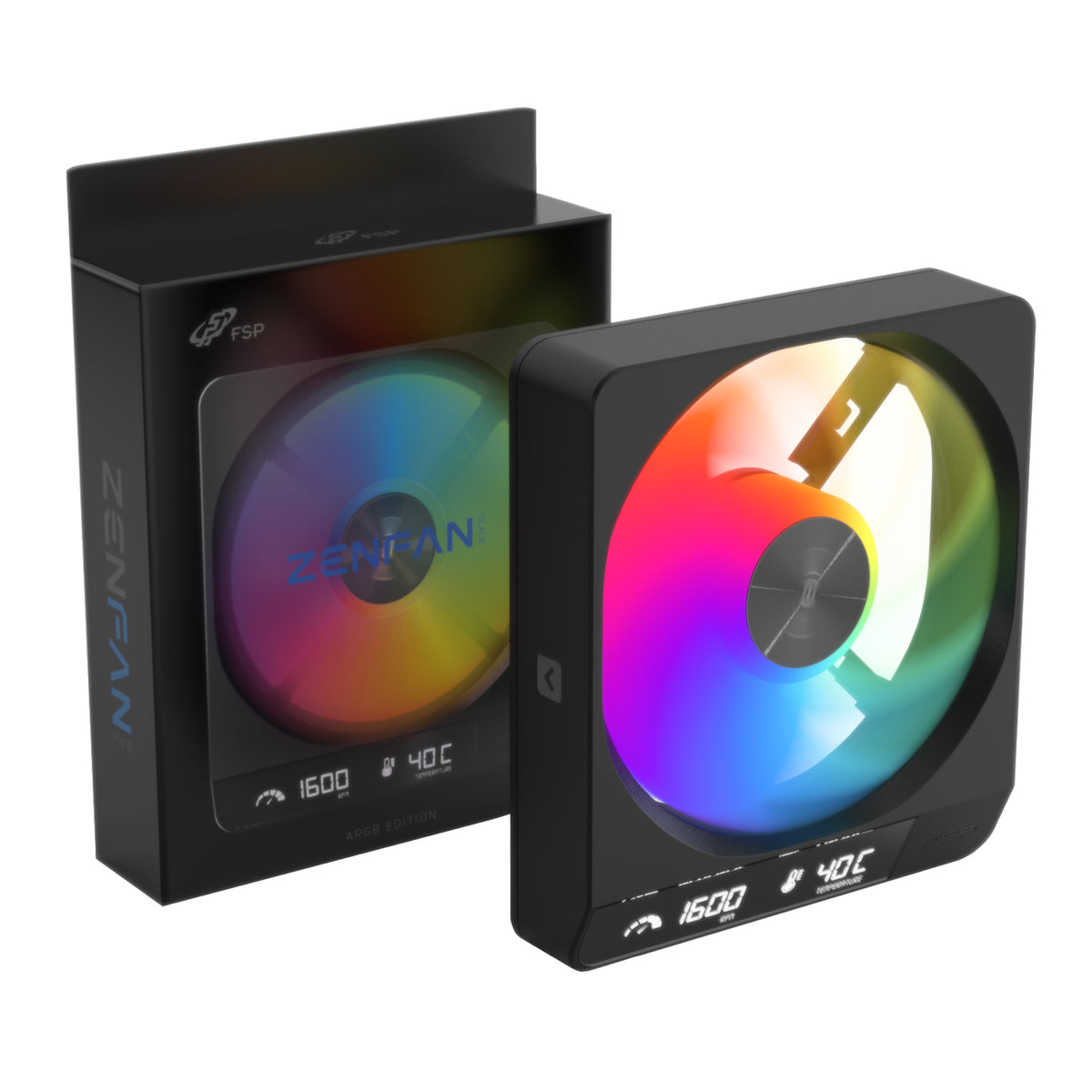 FSP ZENFAN 120mm ARGB PWM Smart Fan - Black