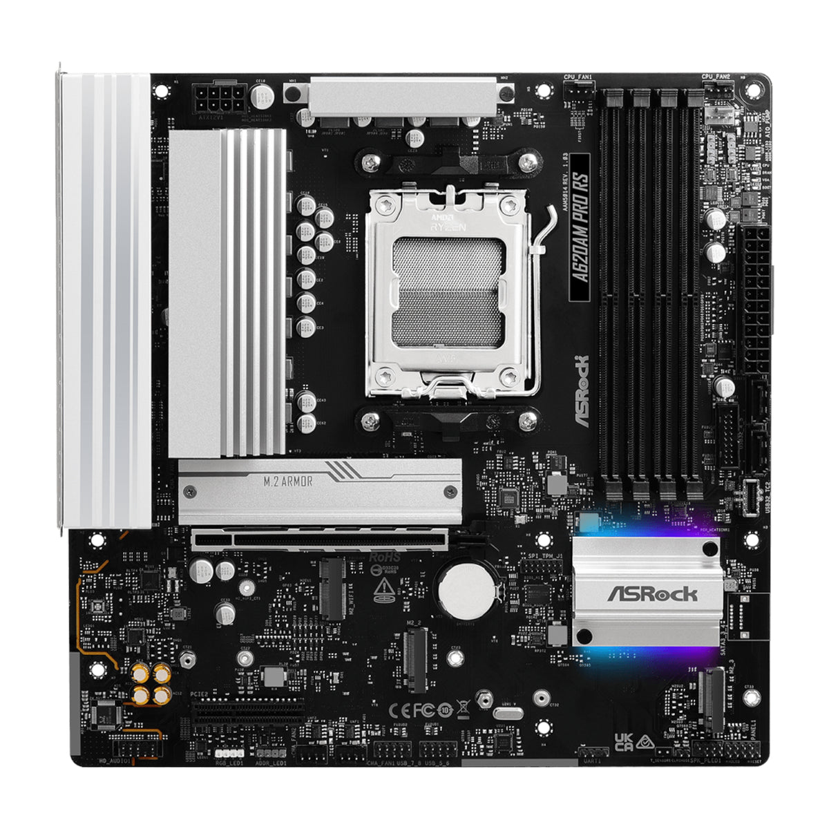 ASRock A620AM Pro RS AM5 M-ATX Motherboard