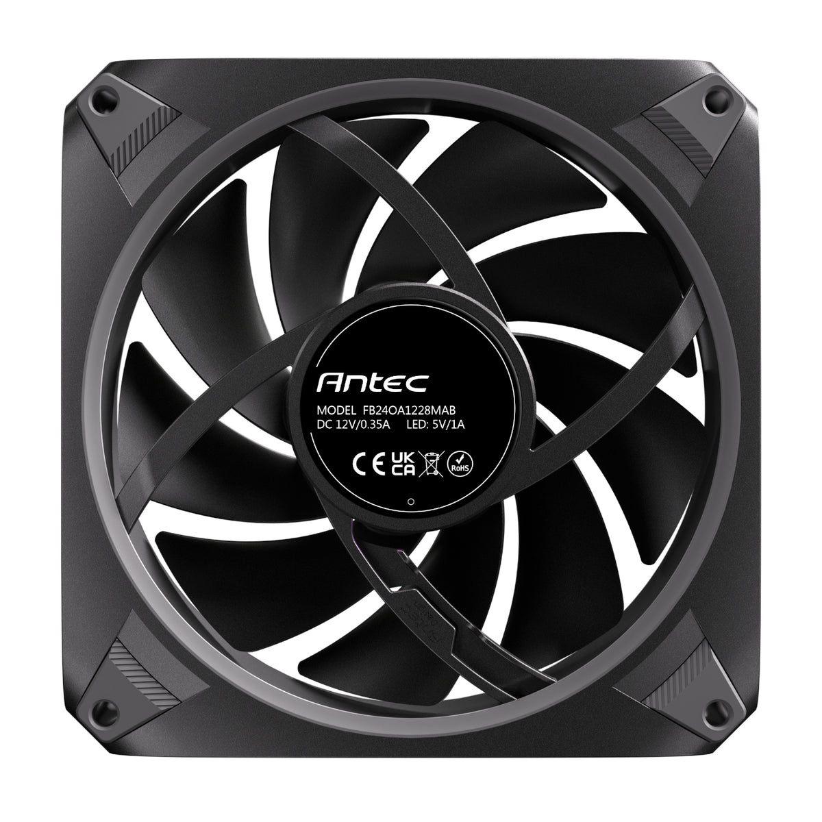 Antec ORBIT PWM 120mm ARGB Fan 3 Pack - Black