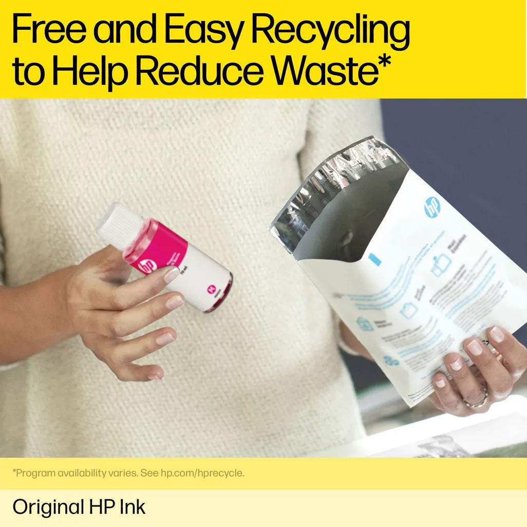 HP GT53XL 135-ml Bottle Black High Yield Printer Ink Cartridge Original - iDesign Communications