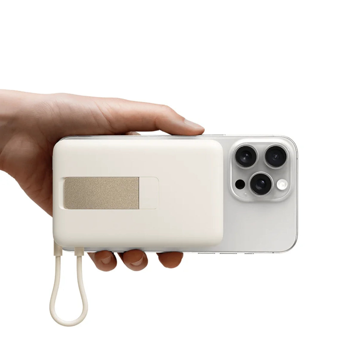 Xiaomi Magnetic Power Bank 10000mAh with Built-in Stand - Beige