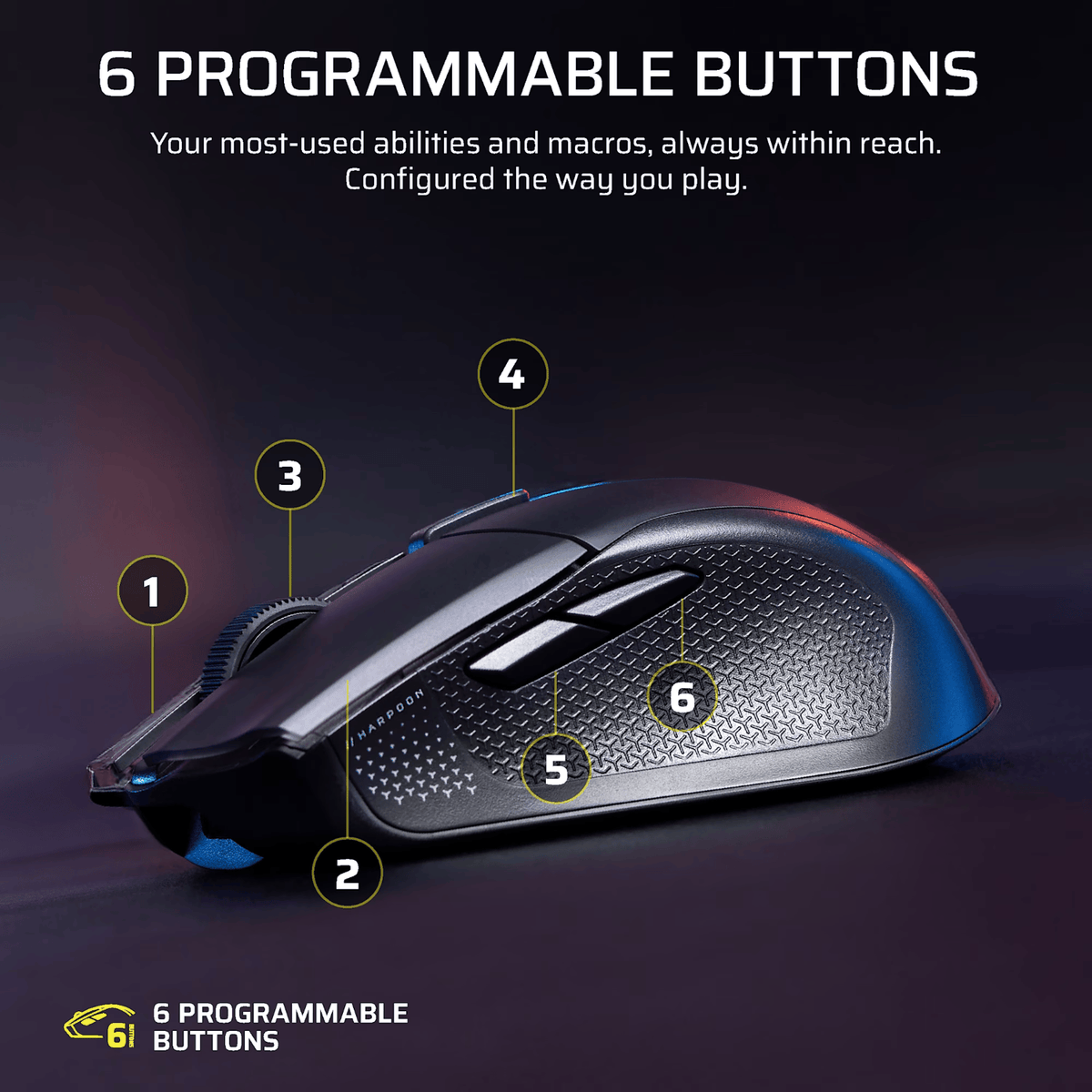 Corsair HARPOON v2 26000 DPI Wireless Gaming Mouse