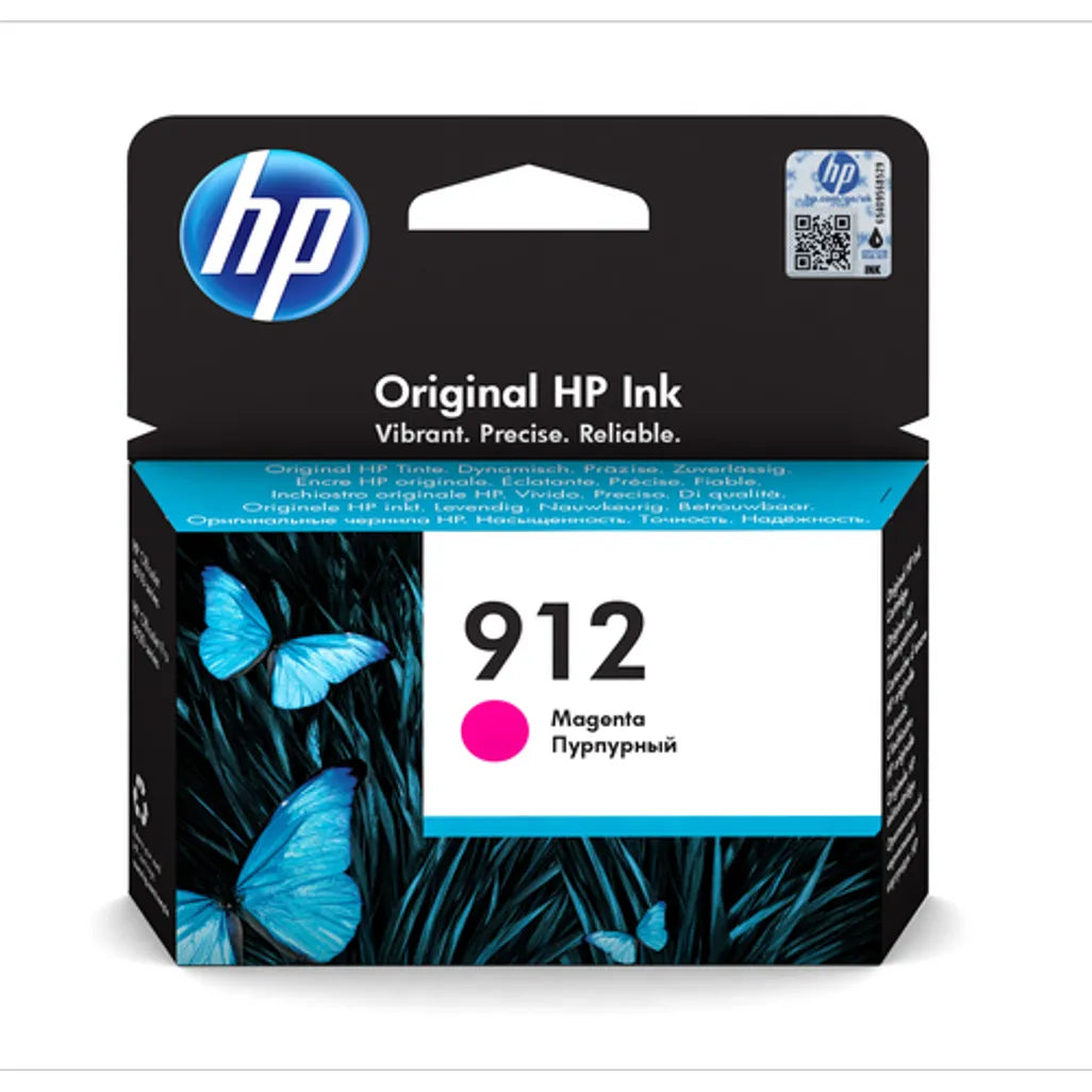 HP 912 Magenta Standard Yield Printer Ink Cartridge Original - iDesign Communications