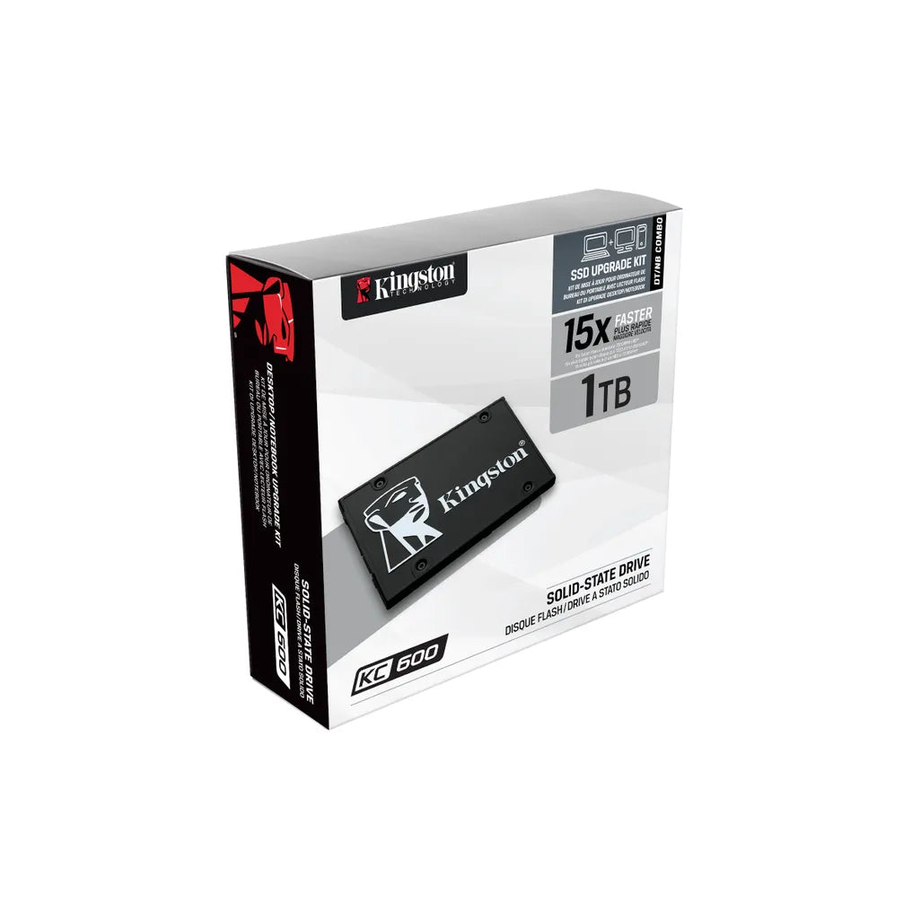 Kingston KC600 2.5-inch 1TB Serial ATA III 3D TLC Internal SSD - iDesign Communications