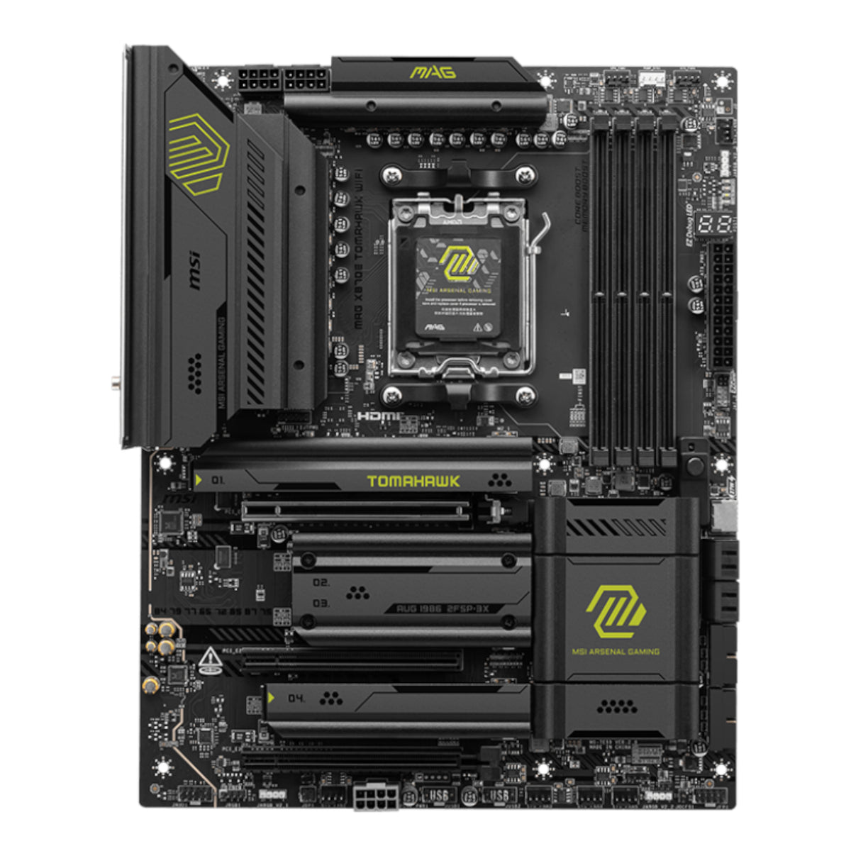 MSI MAG X870E TOMAHAWK WIFI AM5 ATX DDR5 Gaming Motherboard