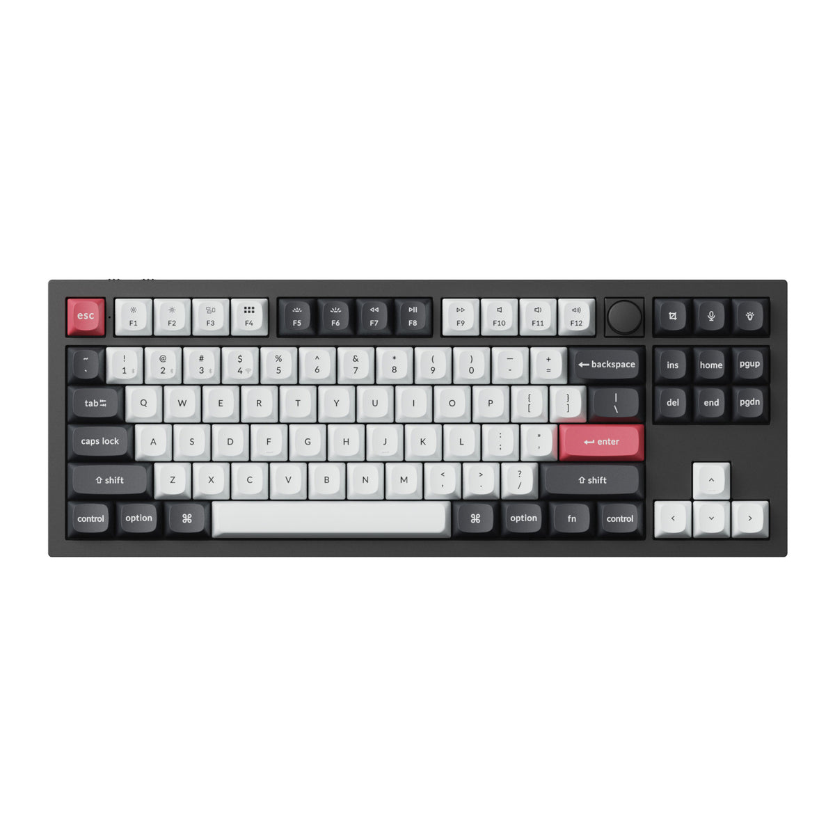 Keychron Q3 HE QMK 80% Wireless Custom Mechanical Keyboard (Nebula Switch) – Carbon Black