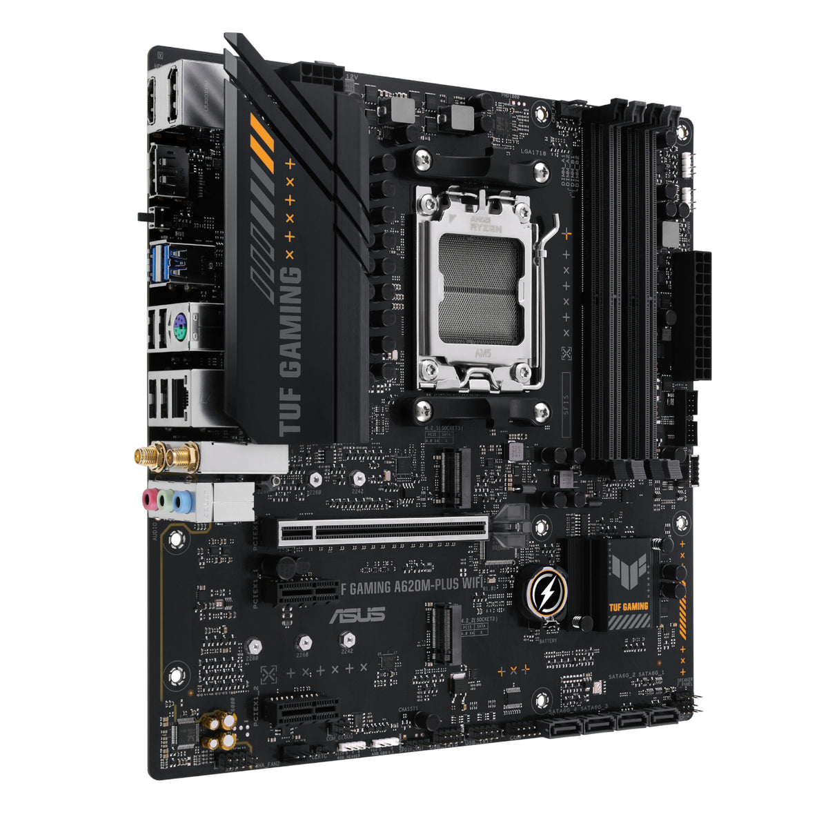 Asus TUF Gaming A620M-PLUS AM5 WIFI M-ATX Motherboard