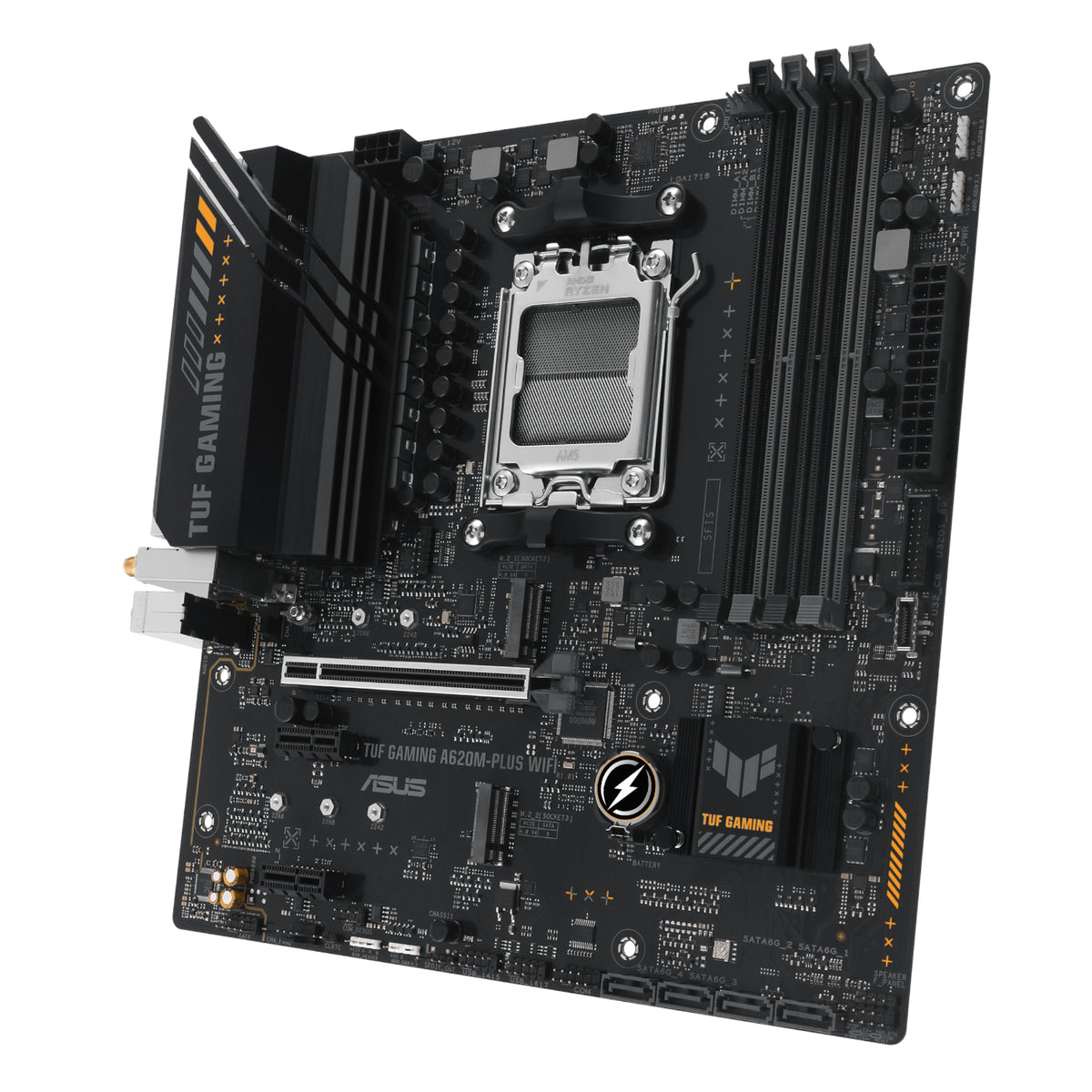 Asus TUF Gaming A620M-PLUS AM5 WIFI M-ATX Motherboard