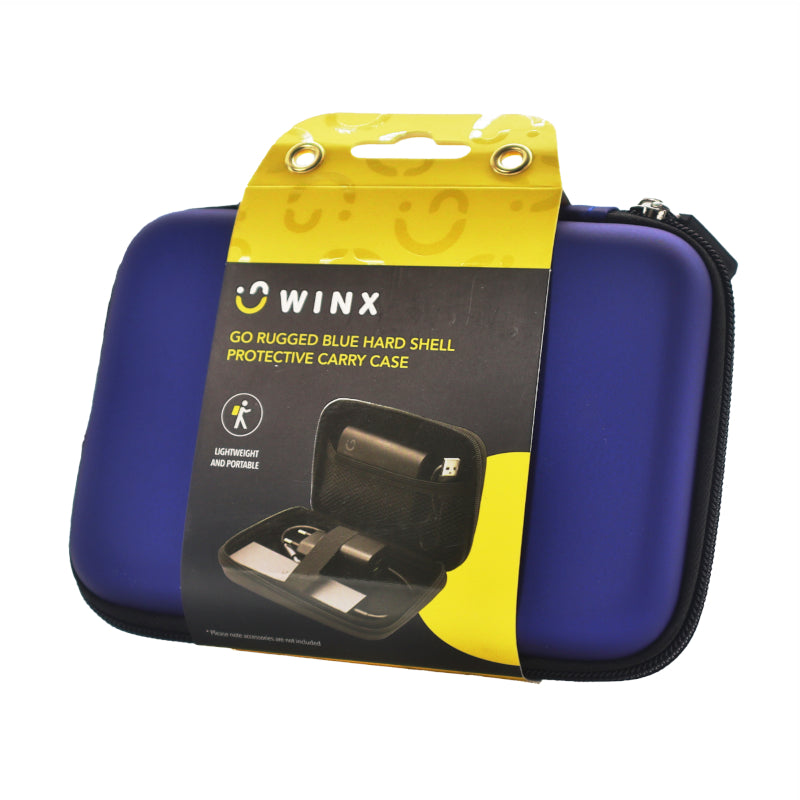 Winx Go Rugged Hardshell Protective Carry Case - Blue